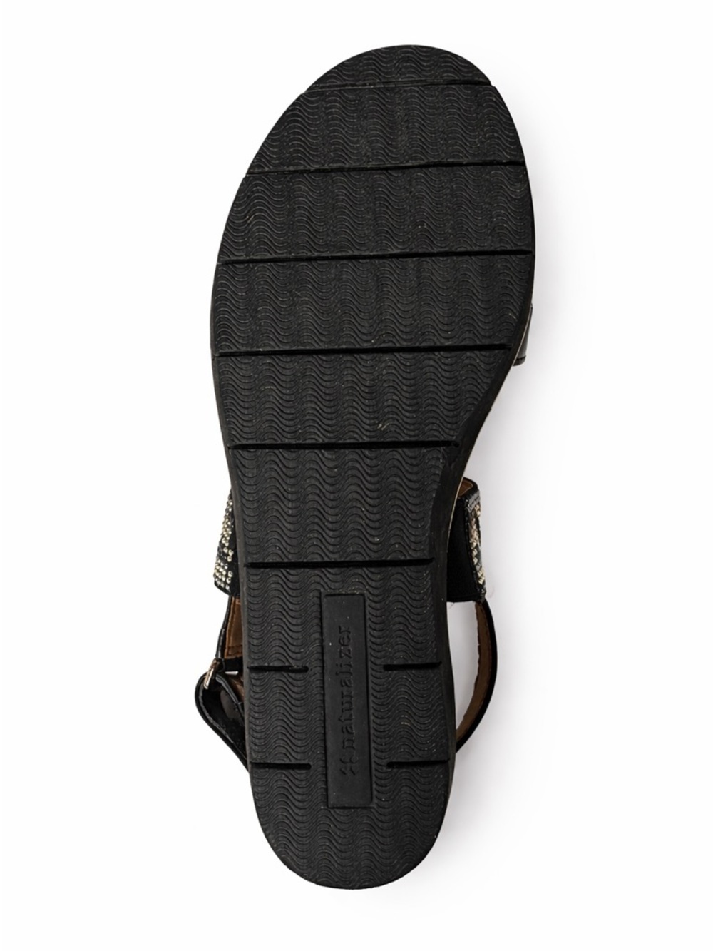 Naturalizer N5 Comfort Dynamic Black Beaded Slingback Sandals Women’s 7M - Picture 4 of 4